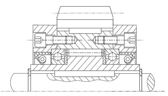 Durable 2520N.M 60mm Dia Overrunning Clutch Bearing For Packaging