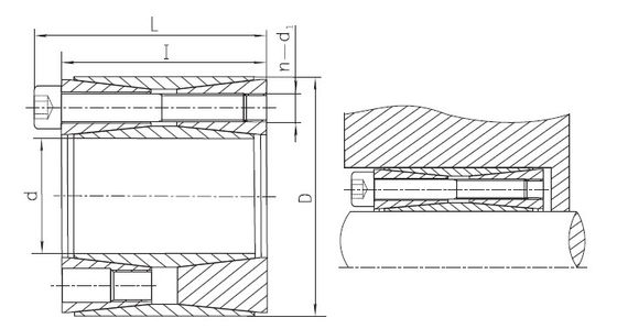 Outer Dia 120mm Length 88mm Shaft Clamping Elements For Connection